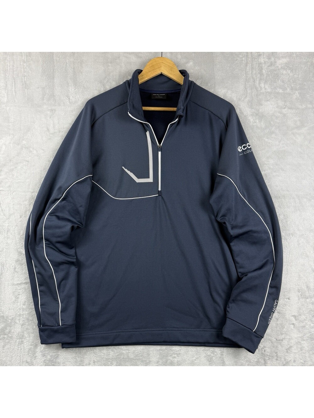 Galvin Green Men’s XL Navy ECCO Golf Quarter Zip Performance Pullover Technical
